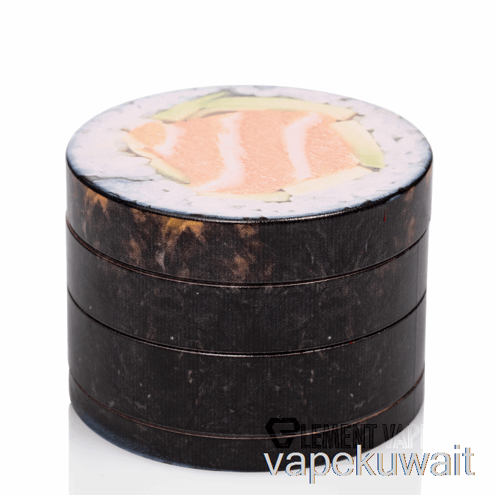نظام V Syndicate مقاس 2.5 بوصة مكون من 4 قطع من Sharpshred ومطحنة السوشي رول Vape